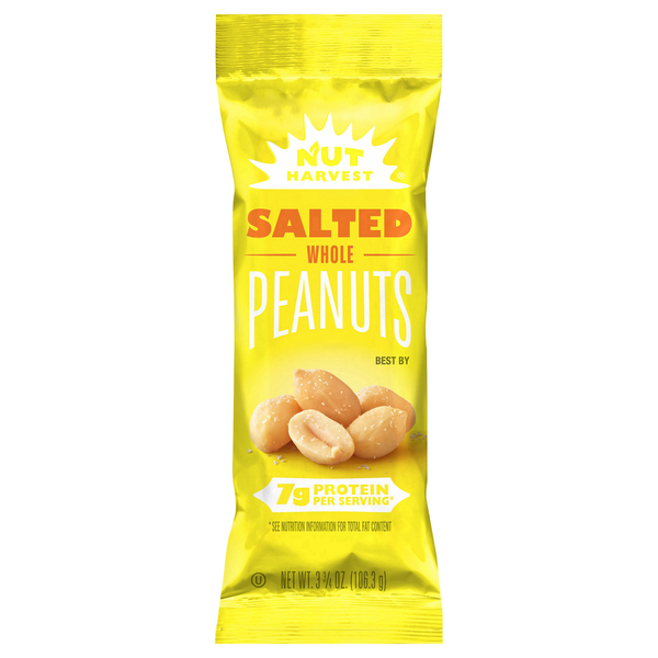 Nuts, Seeds & Dried Fruit Nut Harvest Peanuts, Salted, Whole hero