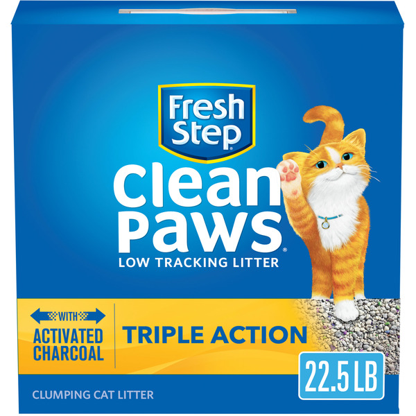 Cat Food & Care Fresh Step Clean Paws™ Triple Action Scented Litter, Clumping Cat Litter hero