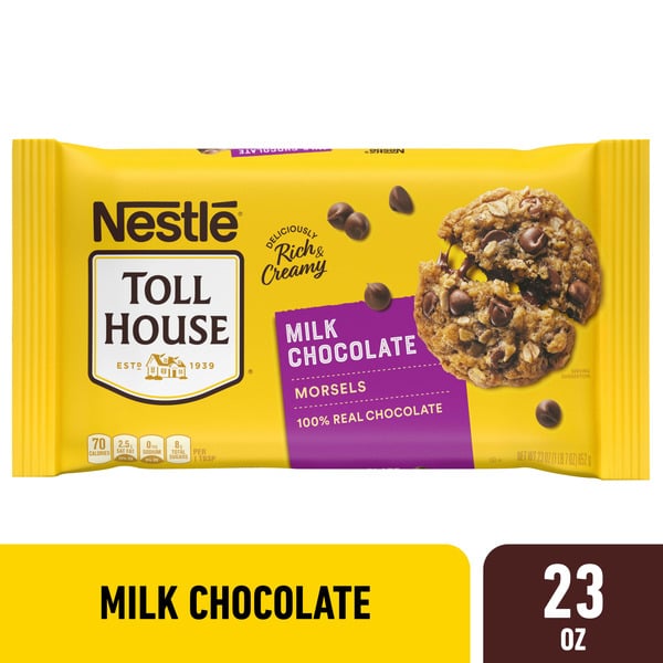 Baking Supplies & Decor Toll House Milk Chocolate Morsels hero