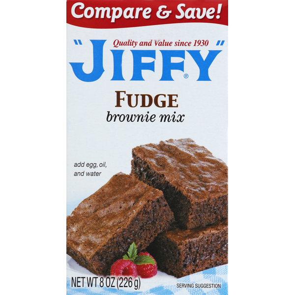 Doughs, Gelatins & Bake Mixes "JIFFY" Brownie Mix, Fudge hero