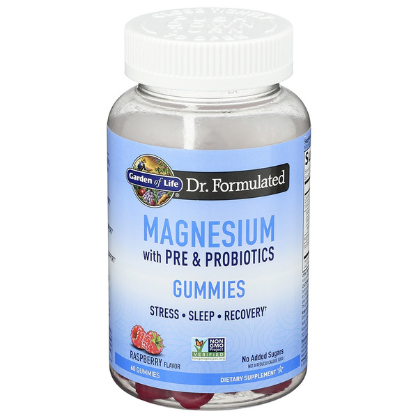 Vitamins & Supplements Garden of Life Magnesium, Gummies, Raspberry hero