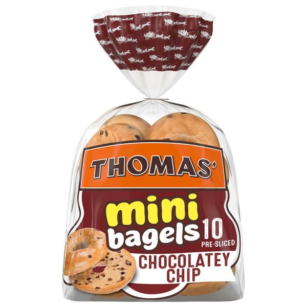 Cookies & Cakes Thomas’ Chocolatey Chip Mini Bagels hero