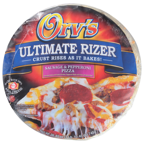 Frozen Pizza Orv's Pizza, Sausage & Pepperoni hero