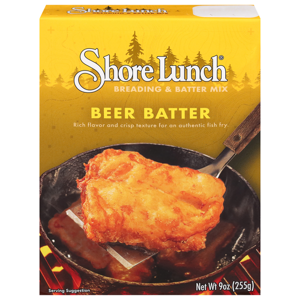 Marinades & Meat Preparation Shore Lunch Breading & Batter Mix, Beer Batter hero