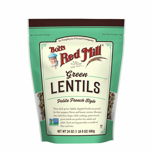 Canned Meals & Beans Bob's Red Mill Petite French Green Lentils hero