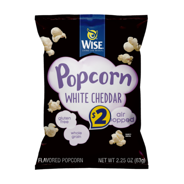 Wise Popcorn White Cheddar hero