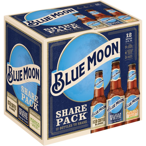 Beers & Coolers Blue Moon Ale Beer Variety Pack Bottle hero