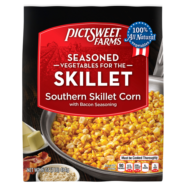 Frozen Produce Pictsweet Farms Corn, Southern Skillet, Seasoned hero