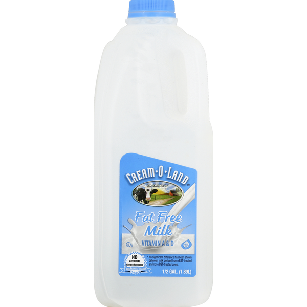 Milk Cream-O-Land Milk, Fat Free hero