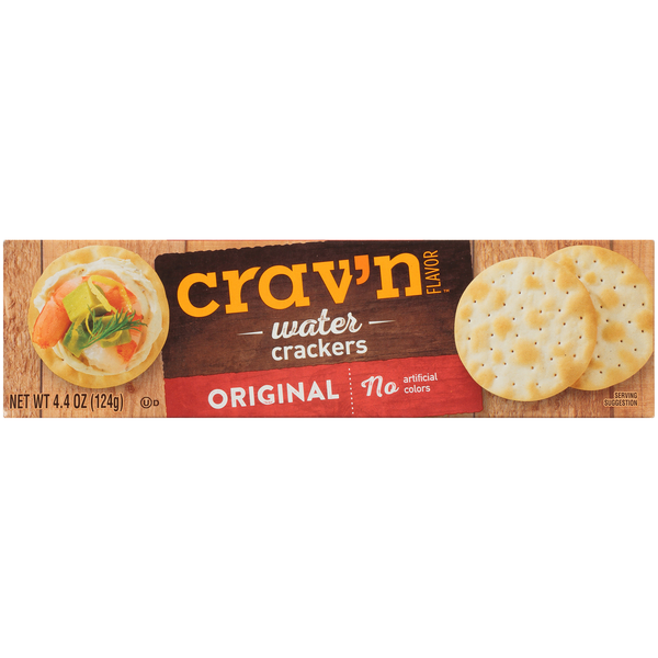 Crackers Crav'n Flavor Original Water Crackers hero