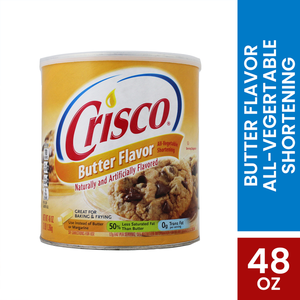 Oils & Vinegars Crisco Butter Flavor All-Vegetable Shortening hero