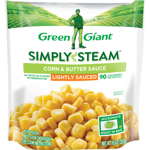 Frozen Produce Green Giant Simply Steam™ Lightly Sauced Corn & Butter Sauce hero