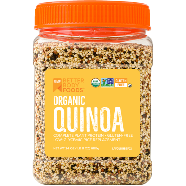 Grains, Rice & Dried Goods BetterBody Foods Organic Quinoa, glycemic rice replacement hero