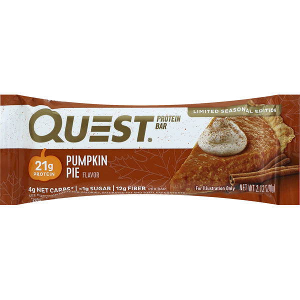 Bakery Desserts Quest Protein Bars Pumpkin Pie , Single hero