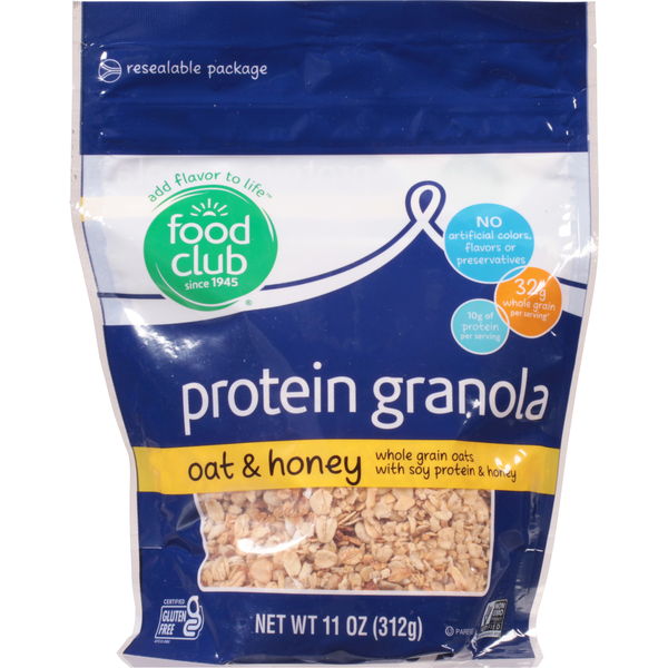 Granola Food Club Protein Granola, Oat & Honey hero