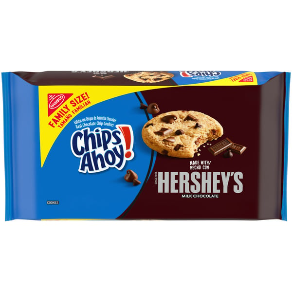 Cookies & Cakes Chips Ahoy! Milk Chocolate Chip Cookies, Family Size hero