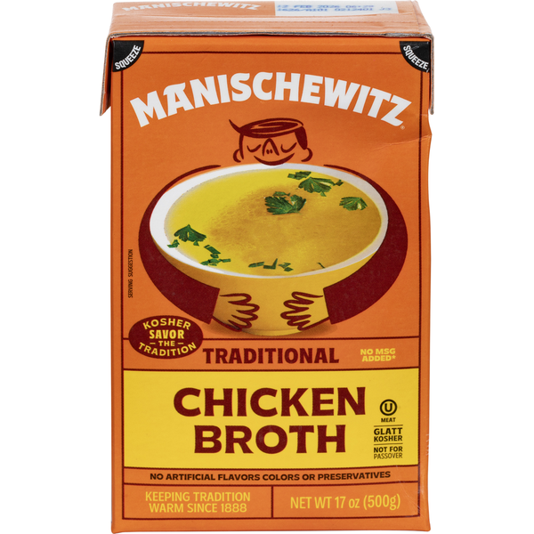 Soup, Broth & Bouillon Manischewitz Broth, Chicken hero