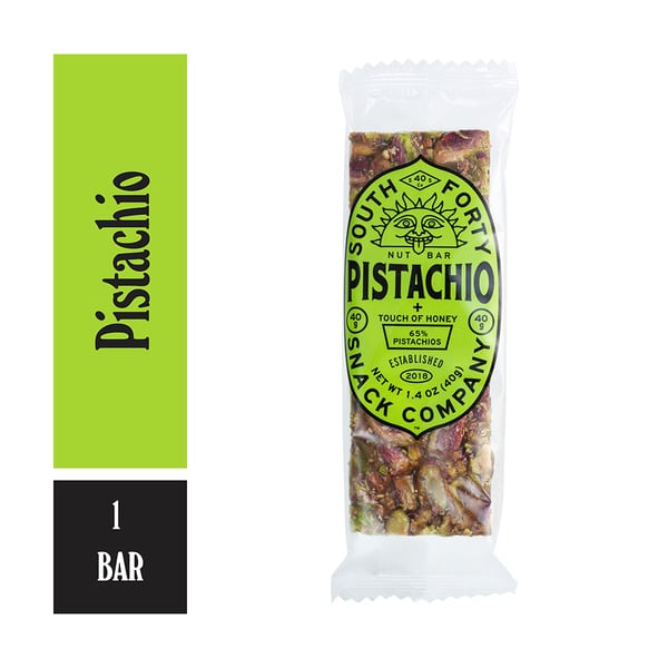 Energy & Granola Bars South Forty Snacks Pistachio Nut Bar hero