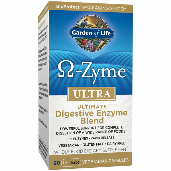 Enzymes Garden of Life O-Zyme, Ultra, Vegetarian Capsules hero