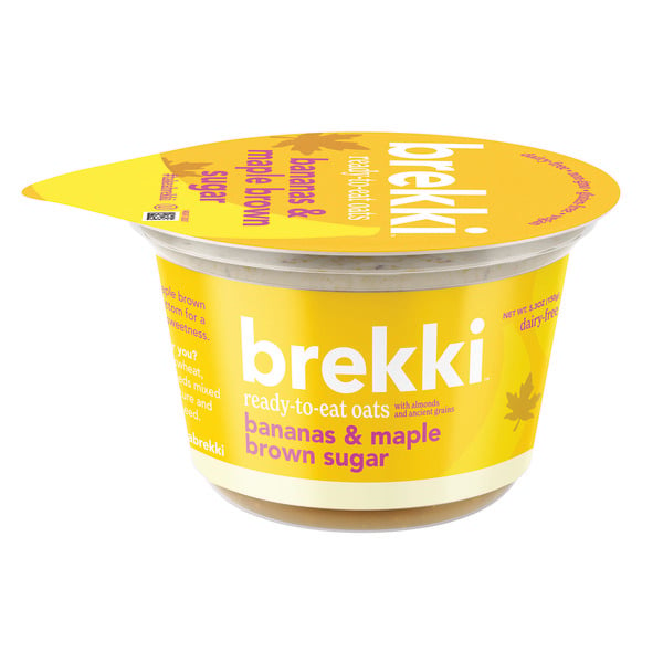 Hot Cereal & Pancake Mixes brekki Bananas & Maple Brown Sugar, Ready-to-eat Oats hero