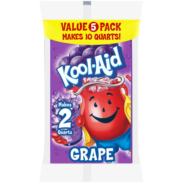 Cocoa & Drink Mixes Kool-Aid Unsweetened Grape Artificially Flavored Powdered Soft Drink Mix hero