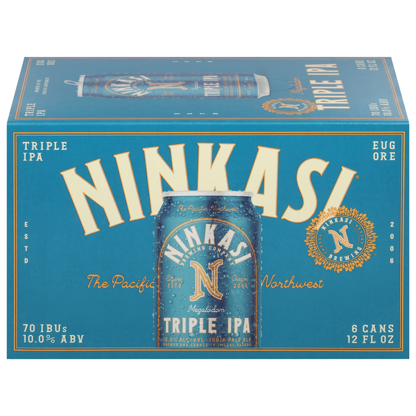 Ninkasi Brewing Company Beer, Triple IPA, Megalodon hero