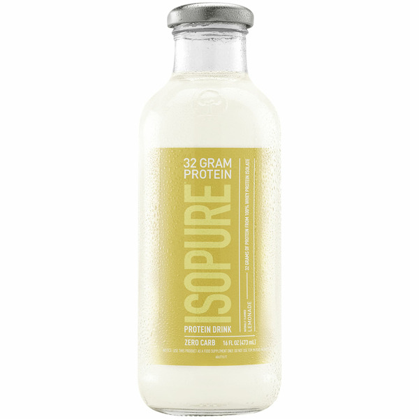 Superfruits Isopure Lemonade Zero Carb 100% Whey Protein Isolate Drink hero