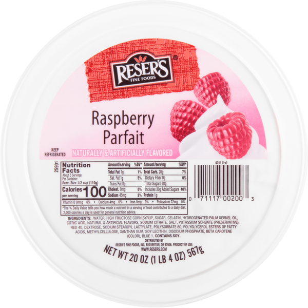 Refrigerated Pudding & Desserts Reser's Fine Foods Raspberry Parfait hero