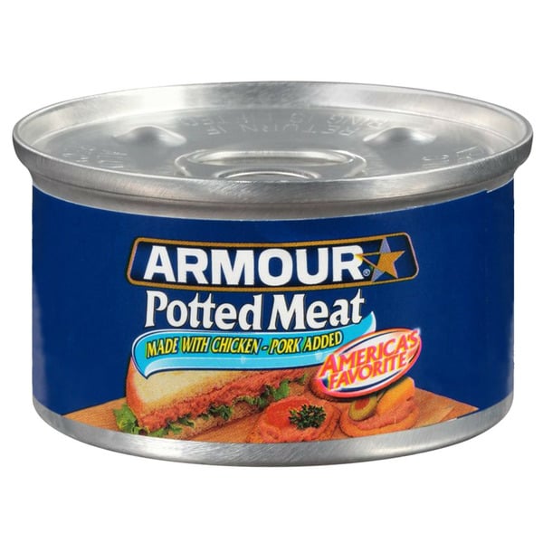 Canned Meat, Seafood & Beans Armour Star Potted Meat Canned Meat hero