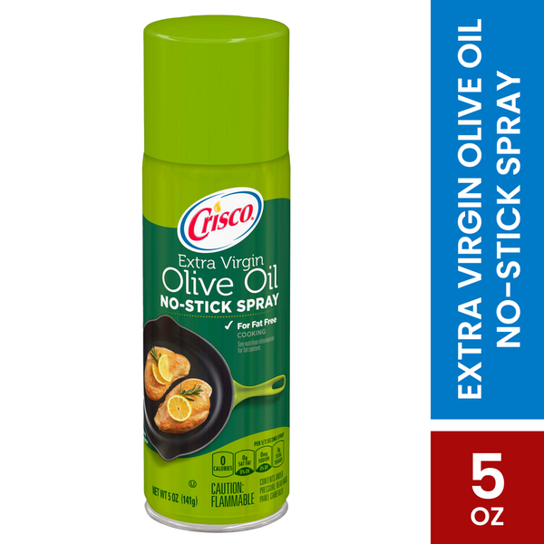 Oils & Vinegars Crisco No-Stick Spray, Extra Virgin Olive Oil hero