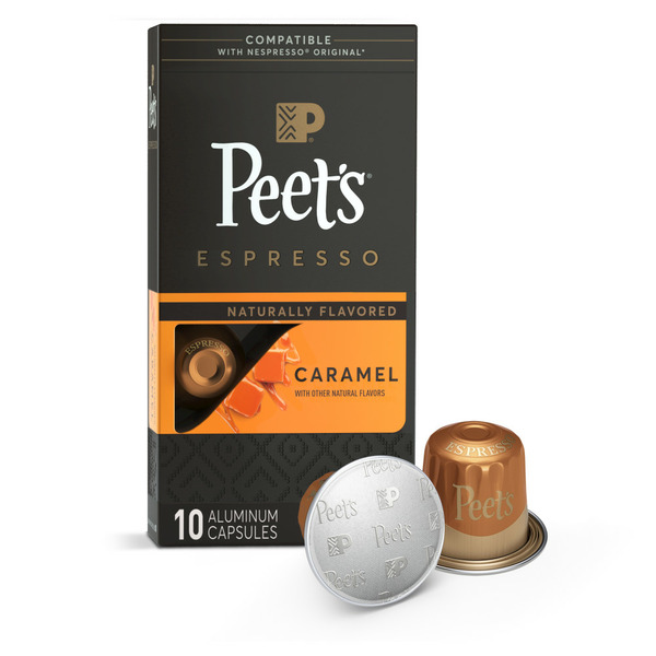 Peet's Coffee Espresso Capsules for Nespresso Original Line, Caramel hero