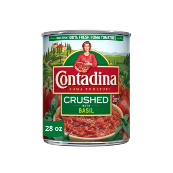 Canned & Jarred Vegetables Contadina Crushed Tomatoes with Basil hero