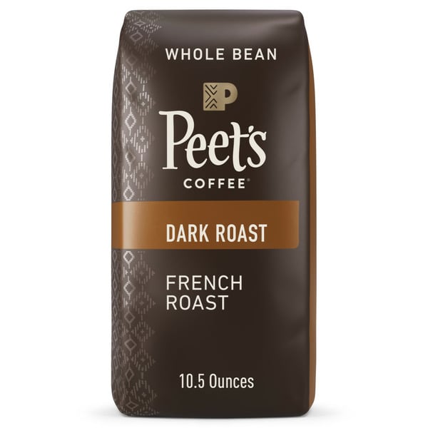 Peet's Coffee French Roast, Dark Roast Whole Bean Coffee, Bag hero