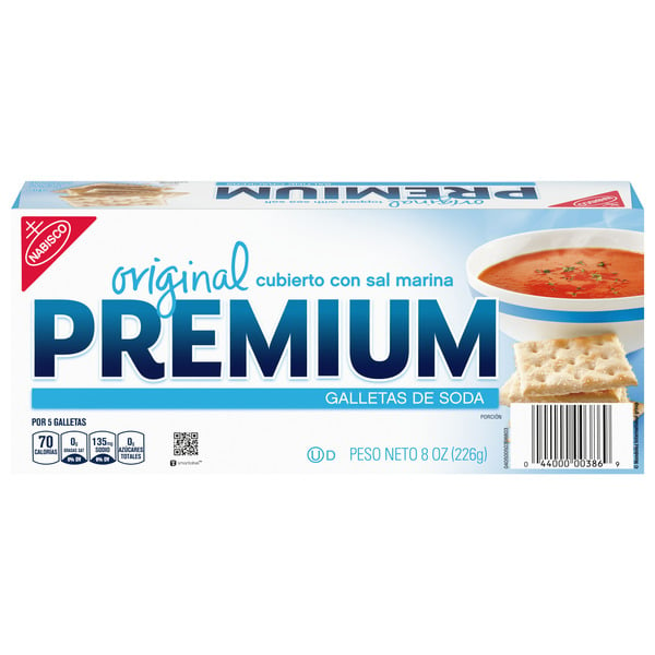 Crackers Premium Original Saltine Crackers hero