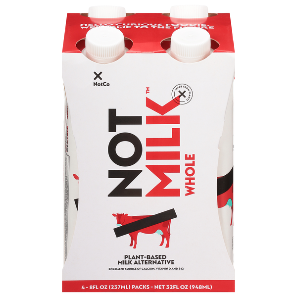 NotMilk Milk Alternative, Plant-Based, Whole hero