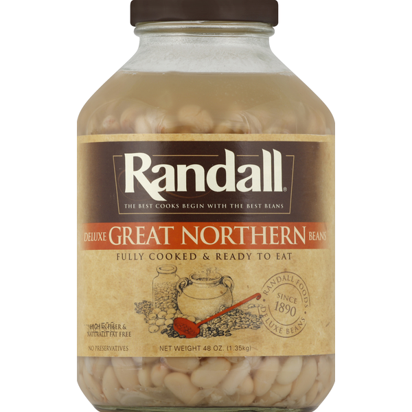 Canned Meals & Beans Randall Farm Great Northern Beans, Deluxe hero