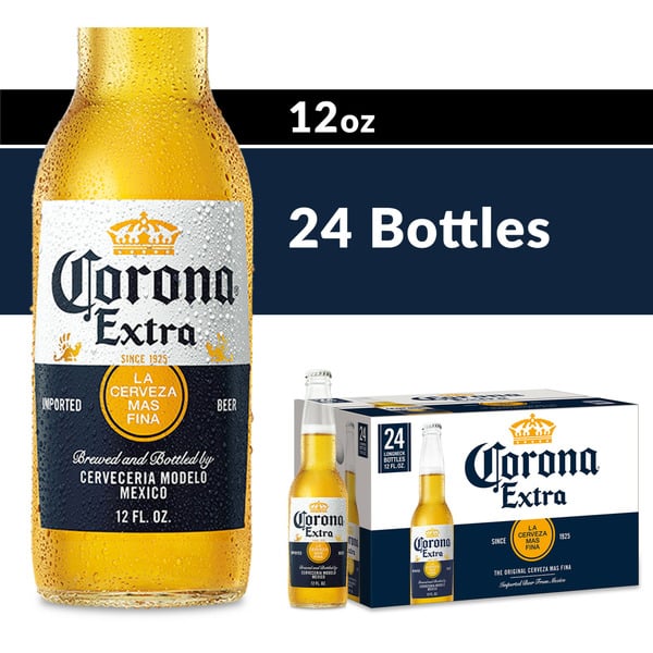 Import Beer Corona Extra Mexican Lager Import Beer Bottles hero