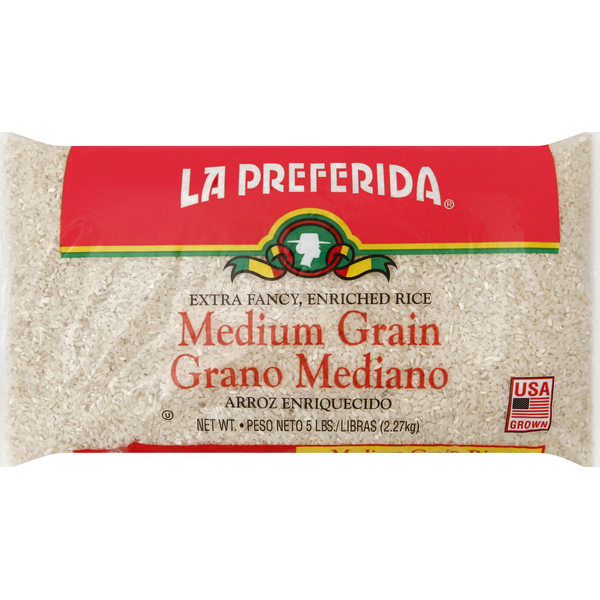 Grains, Rice & Dried Goods La Preferida Rice, Enriched, Extra Fancy, Medium Grain hero