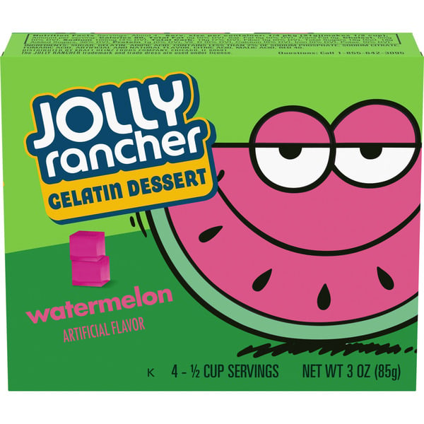 Doughs, Gelatins & Bake Mixes JOLLY RANCHER Watermelon Gelatin Dessert Mix hero