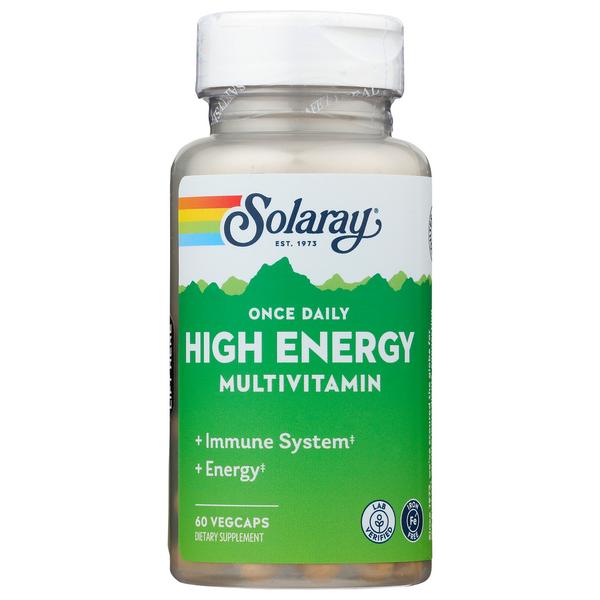 Multi Vitamins Solaray Once Daily High Energy Multi-Vitamin, Iron-Free hero