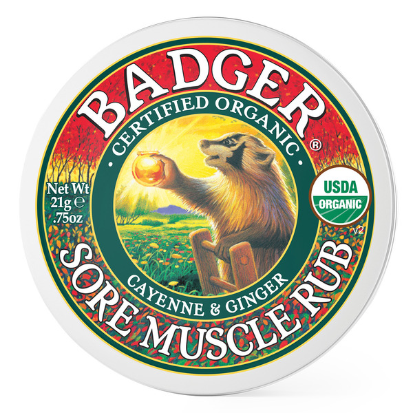 Facial Care | Beauty & Face Masks Badger Sore Muscle Rub hero