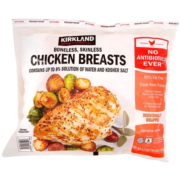 Frozen Meat & Seafood Kirkland Signature Chicken Breast, 6.5 Lb hero