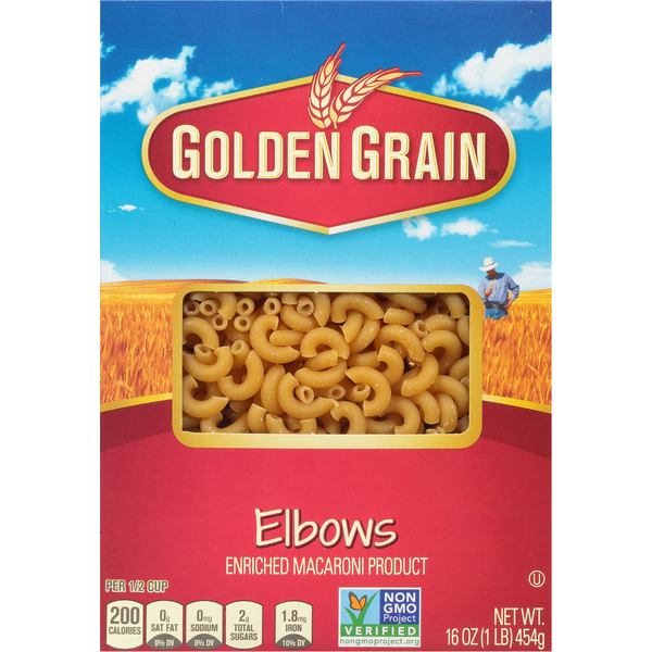 Dry Pasta Golden Grain Elbows hero