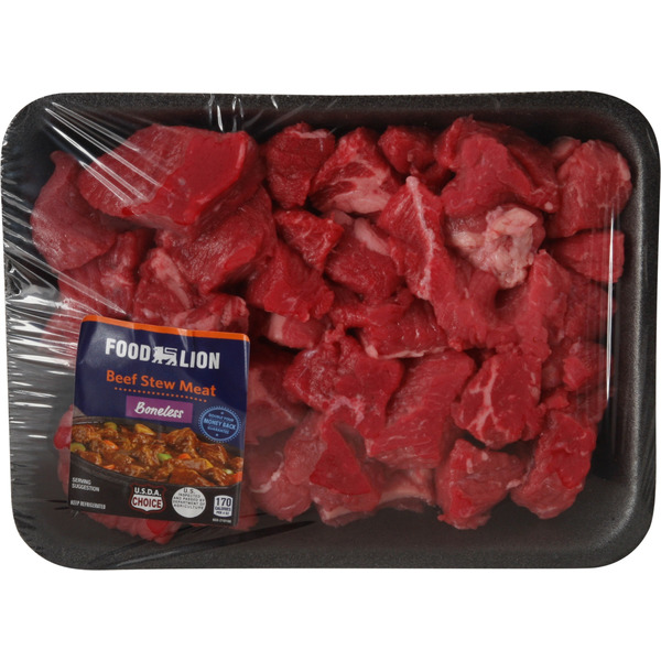 Fresh Beef, Lamb, Veal Food Lion Beef Stew Meat Value Pack hero