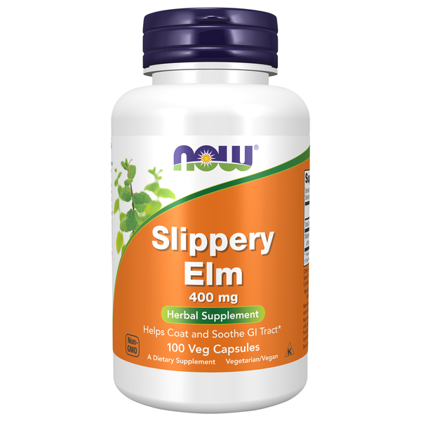 Vitamins & Supplements NOW Slippery Elm 400 mg Capsules hero