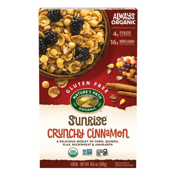 Cereal Nature's Path Sunrise Crunchy Cinnamon Cereal hero