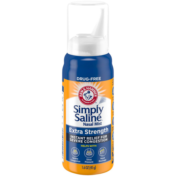 Cold, Flu & Allergy Arm & Hammer Simply Saline Nasal Mist Extra Strength hero