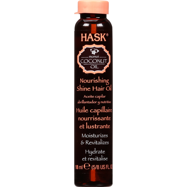 Hair Care HASK Hair Oil, Nourishing Shine, Monoi Coconut Oil hero