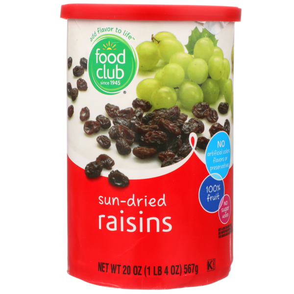 Nuts, Seeds & Dried Fruit Food Club Sun-Dried Raisins hero