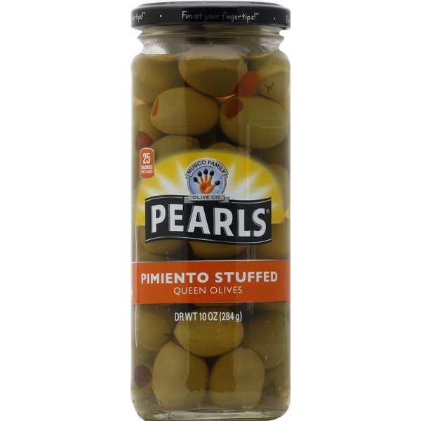 Pickled Goods & Olives Pearls Olives, Queen, Pimiento Stuffed hero